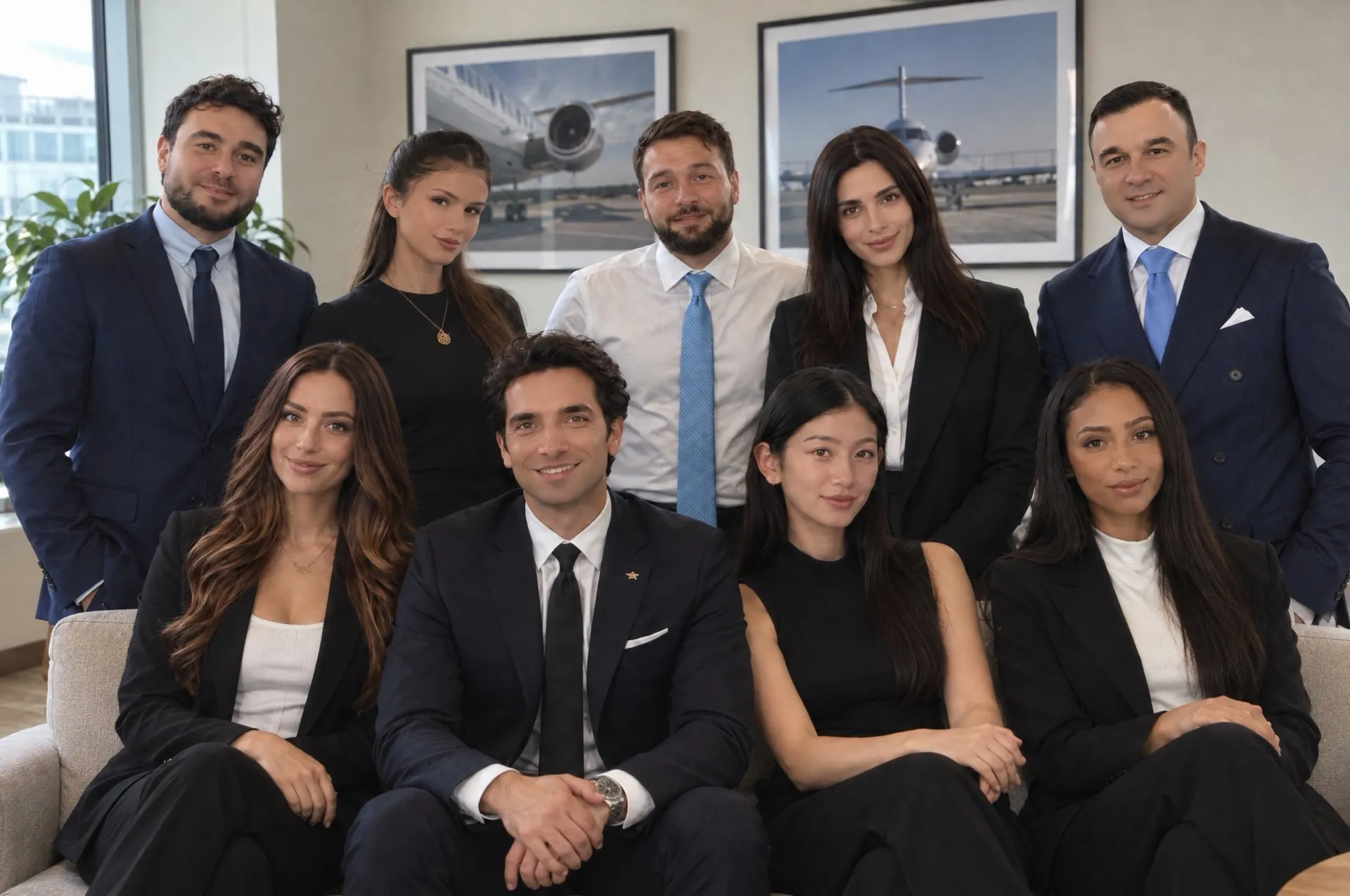 El equipo de aviación privada de PVJets