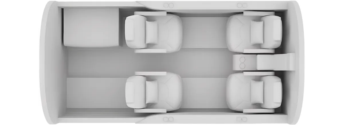 Esquema de cabina del Cessna Citation Mustang