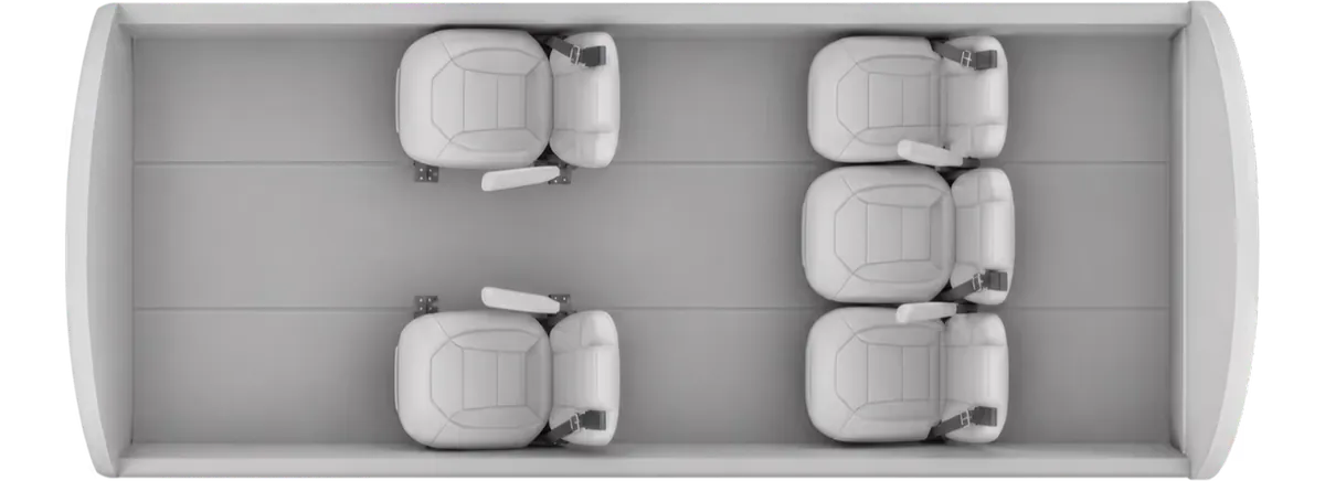 Esquema de cabina del Cirrus Vision Jet SF50