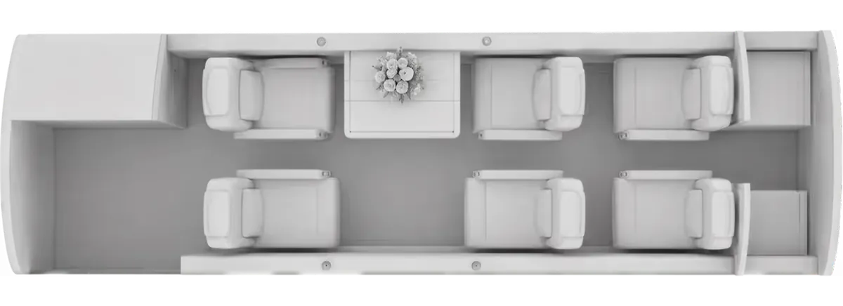 Esquema de cabina del Cessna Citation CJ3/CJ3+