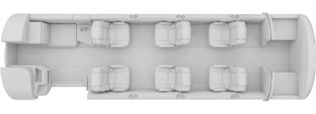 Esquema de cabina del Cessna Citation CJ4 Gen2