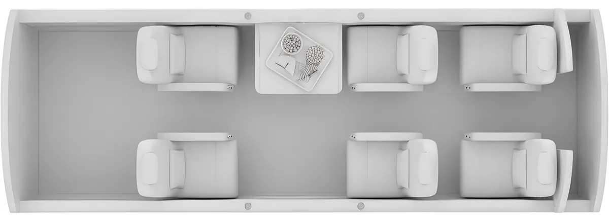 Esquema de cabina del Hawker Premier 1