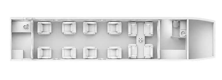 Esquema de cabina del Dornier 328 Turboprop