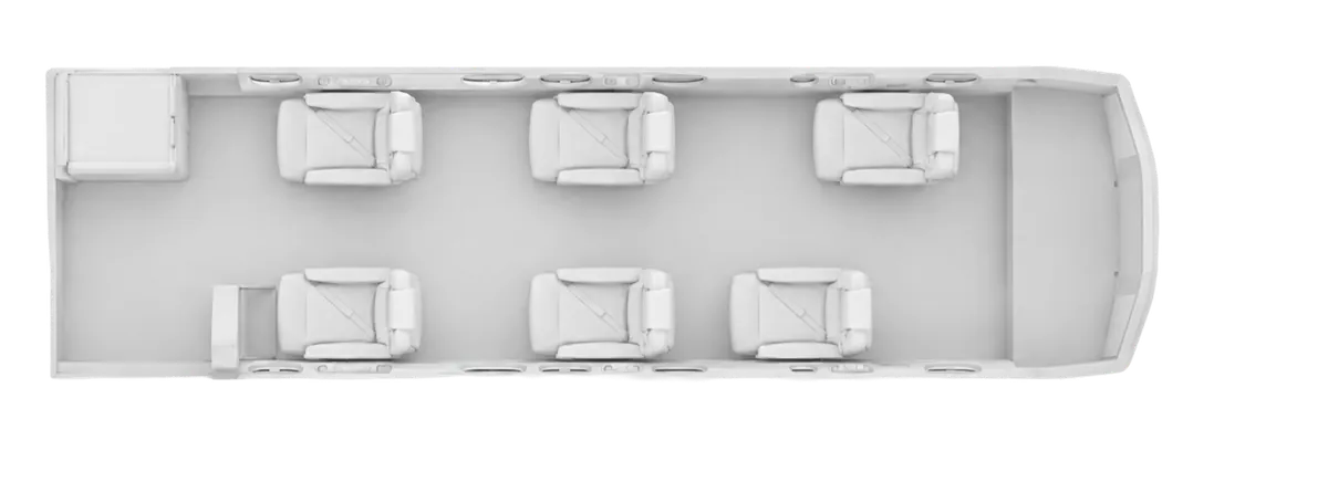 Esquema de cabina del Pilatus PC-12