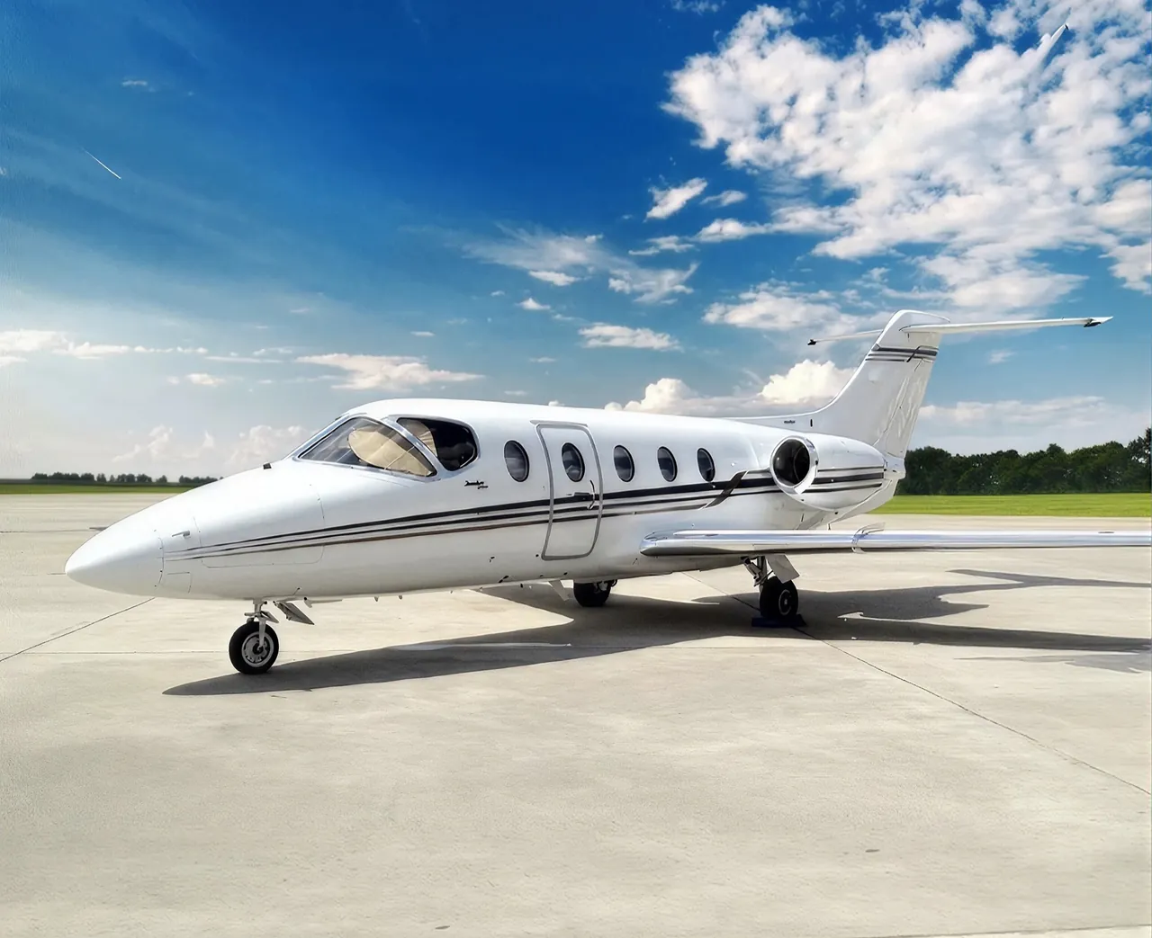 Beechcraft Hawker 400XP, vista exterior