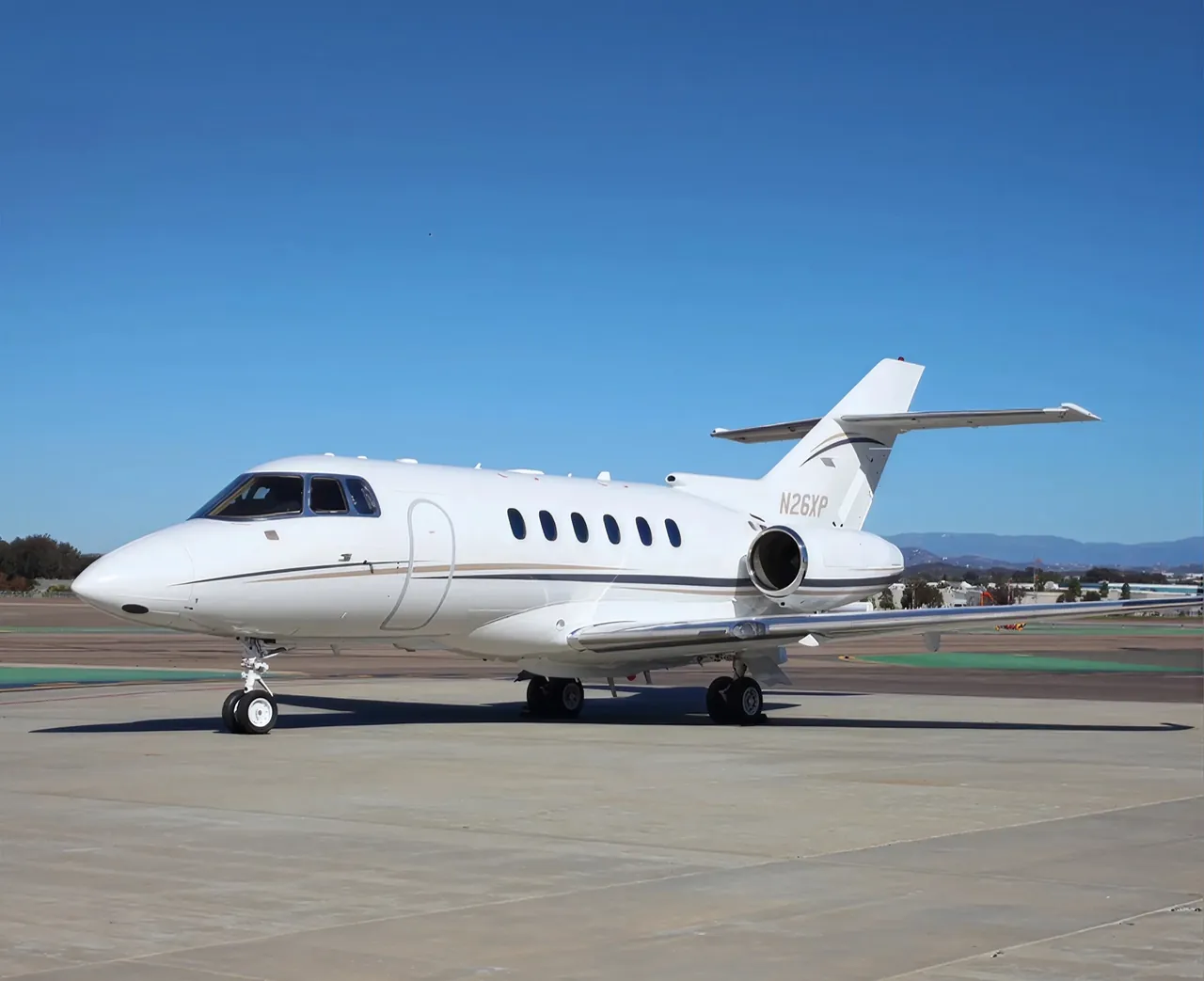 Beechcraft Hawker 900XP, vista exterior