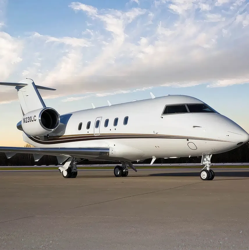 Bombardier Challenger 601, vista exterior