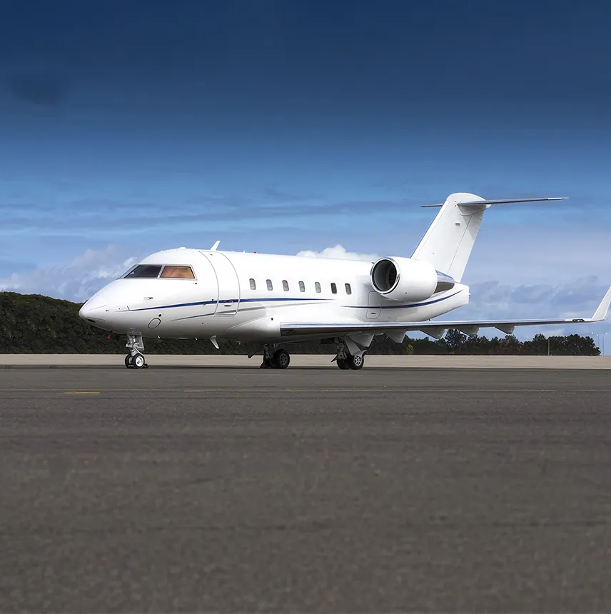 Bombardier Challenger 604, vista exterior