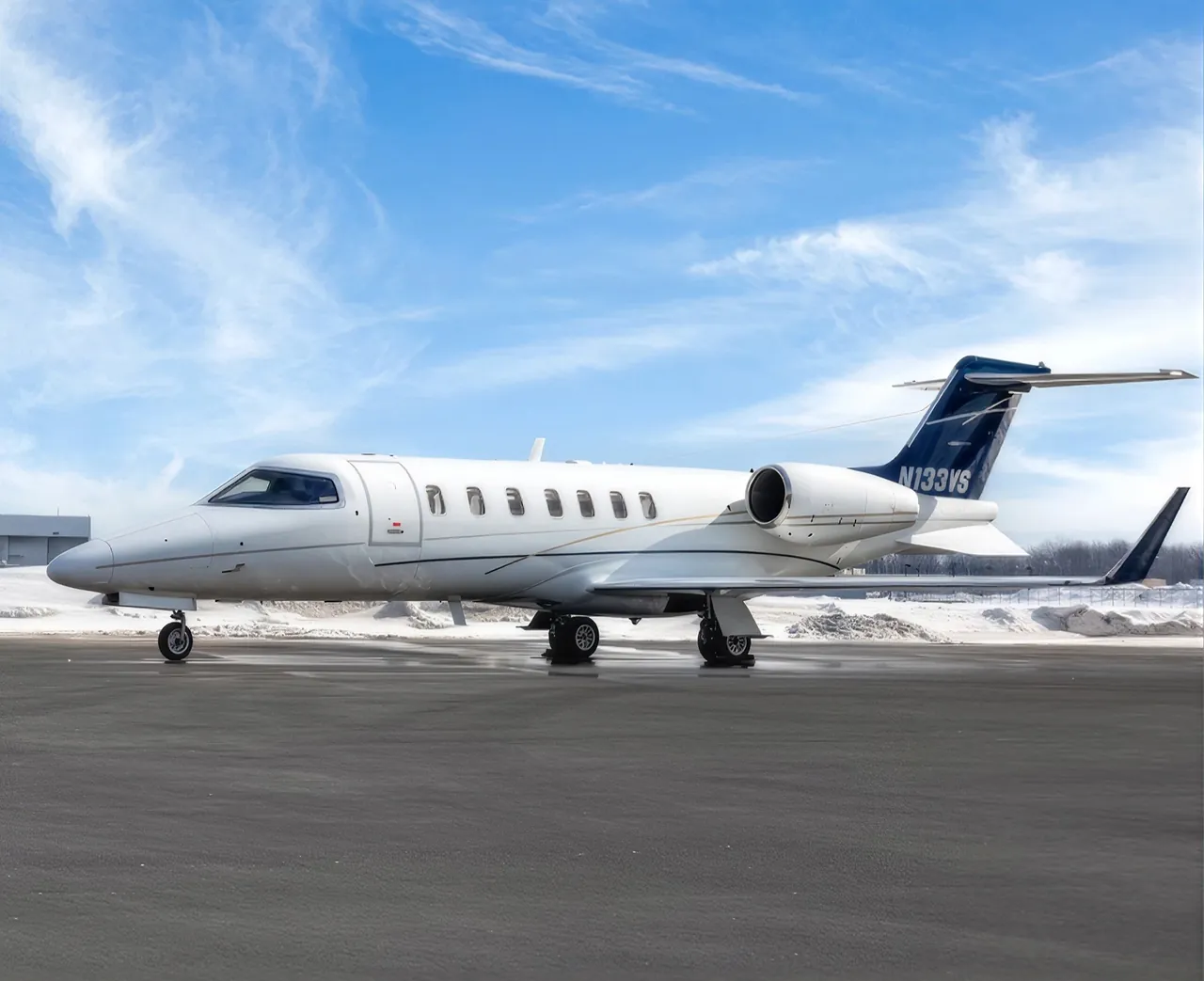 Bombardier Learjet 40, vista exterior