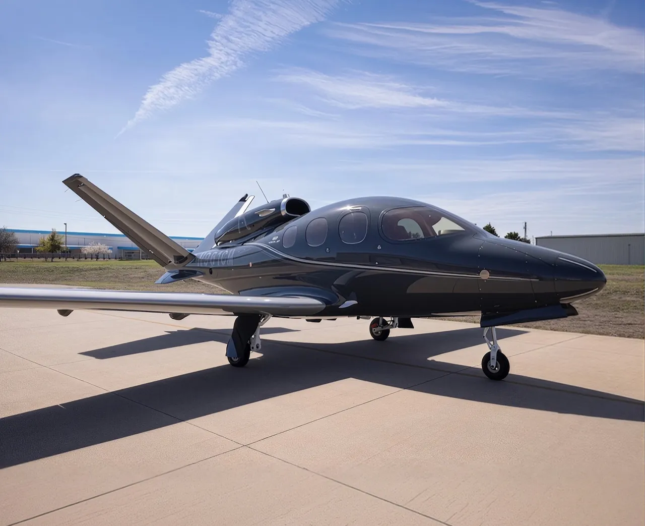 Cirrus Vision Jet SF50, vista exterior