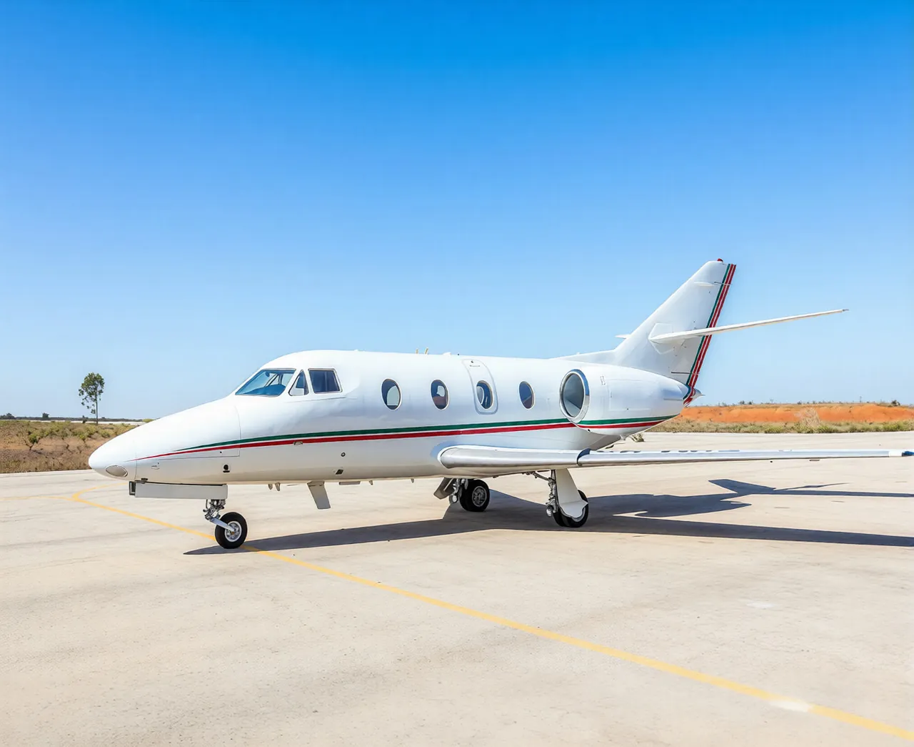 Dassault Falcon 100, vista exterior