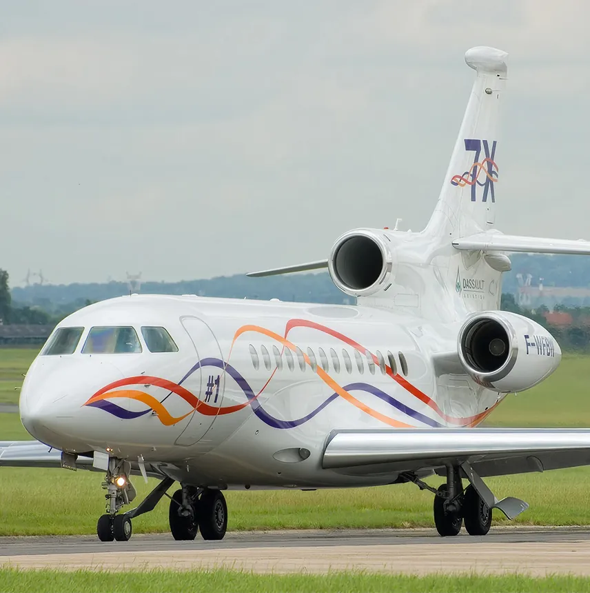 Dassault Falcon 7X, vista exterior