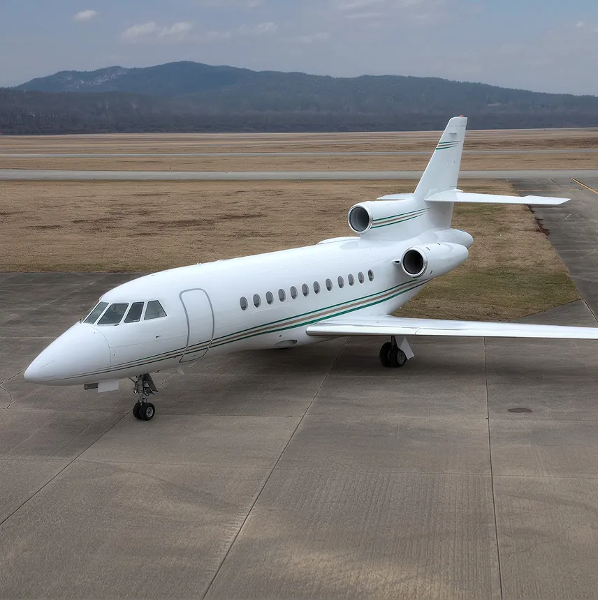 Dassault Falcon 900, vista exterior
