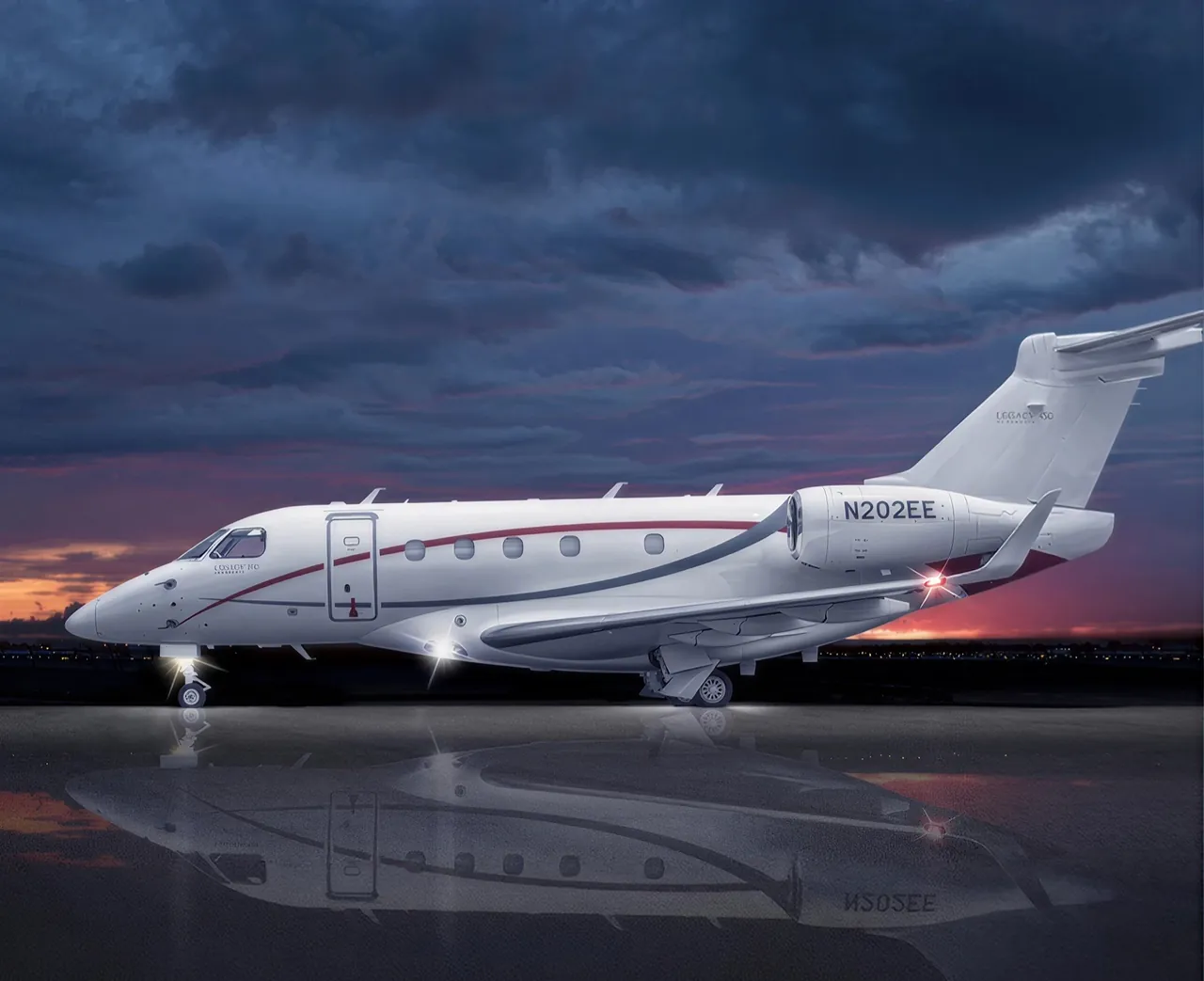 Embraer Praetor 500, vista exterior