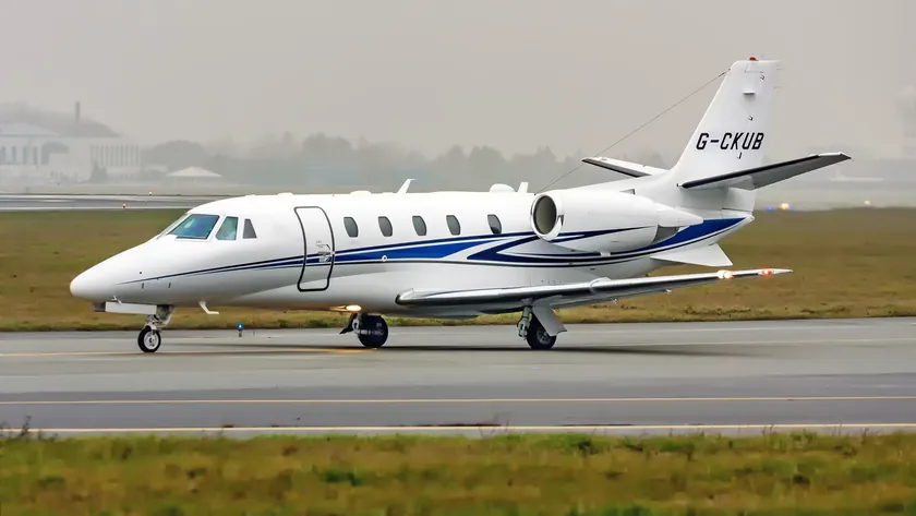 Jet privado Cessna Citation XLS+ en vuelo