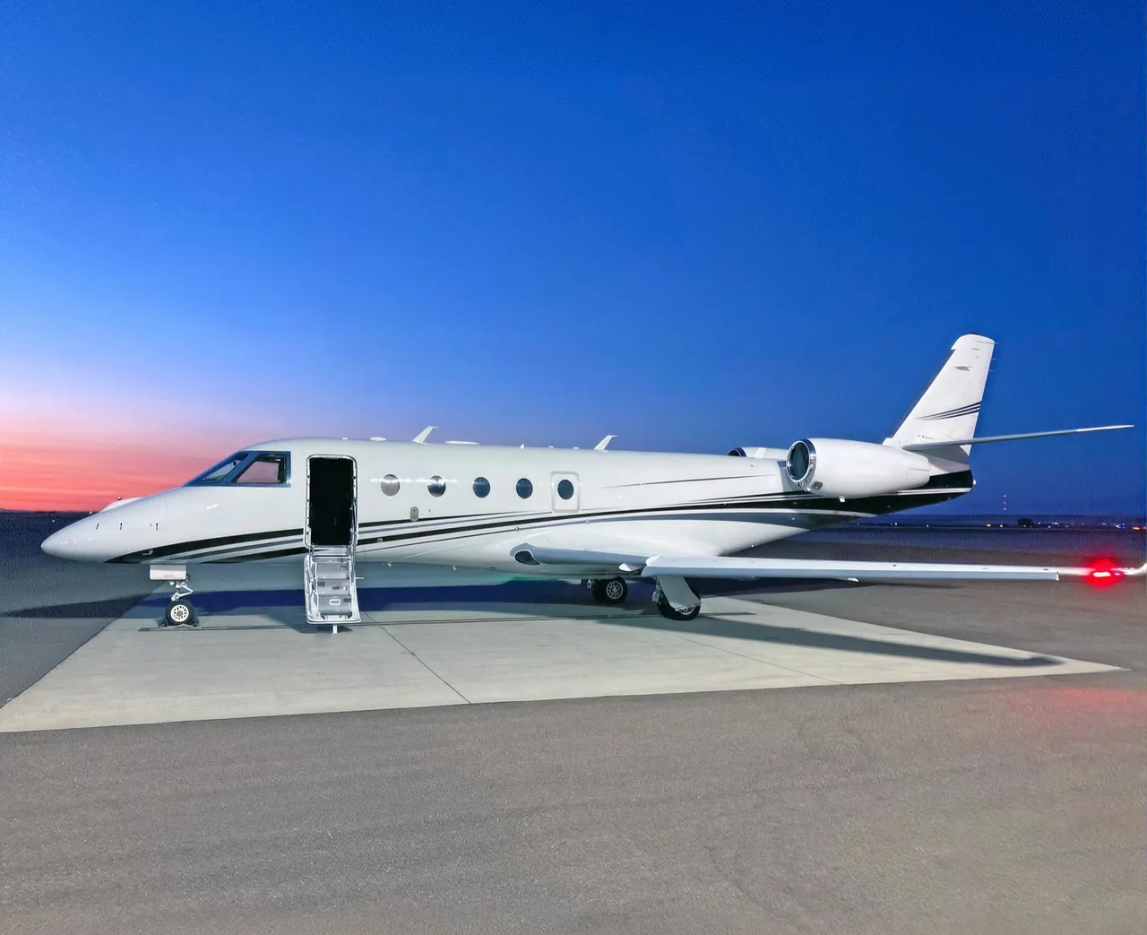 Gulfstream G150, vista exterior