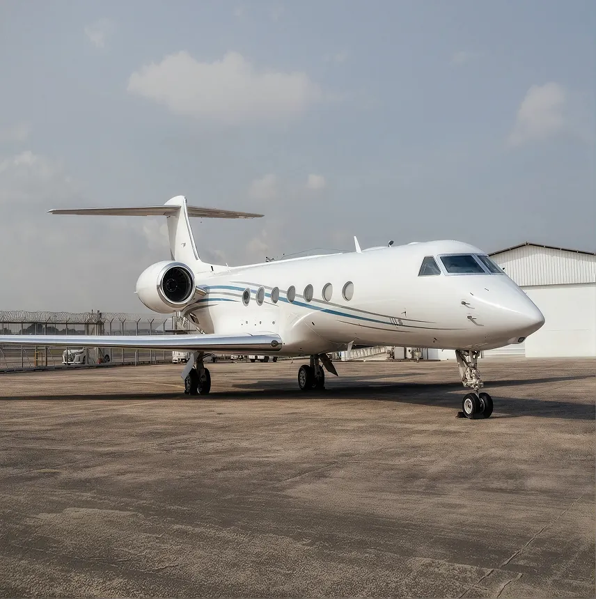 Gulfstream G550, vista exterior