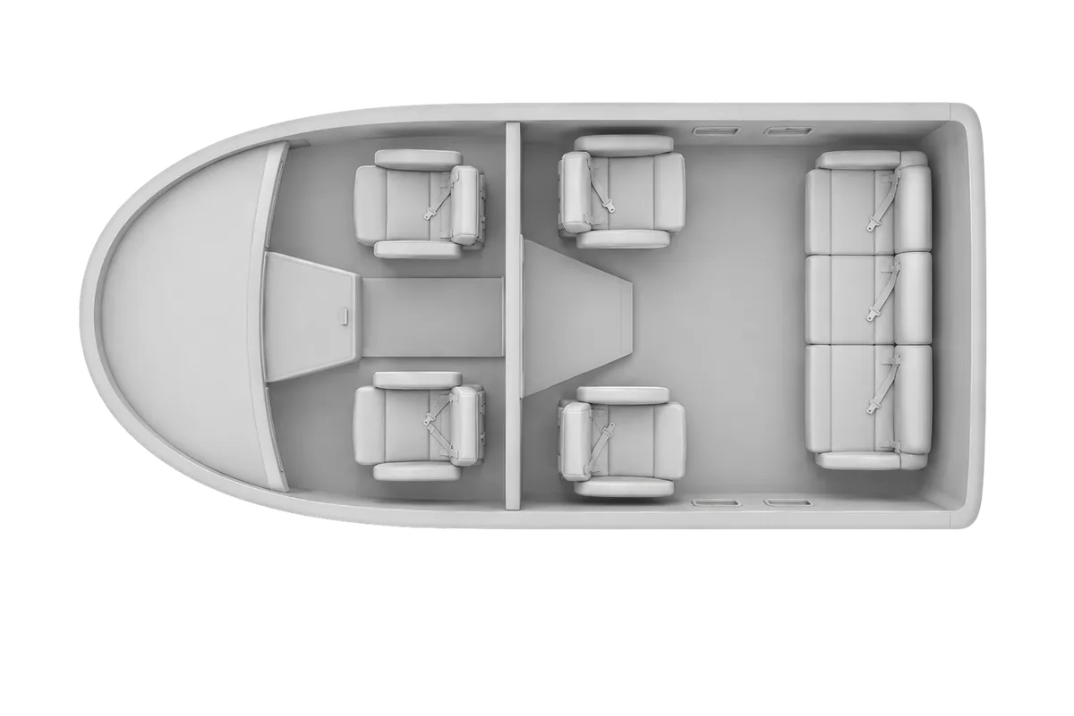 Esquema de cabina del Bell 206L LongRanger