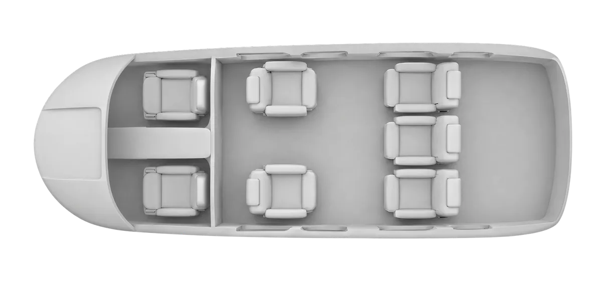 Esquema de cabina del Bell 407
