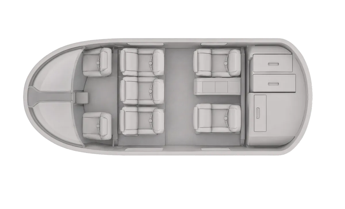 Esquema de cabina del Airbus H135
