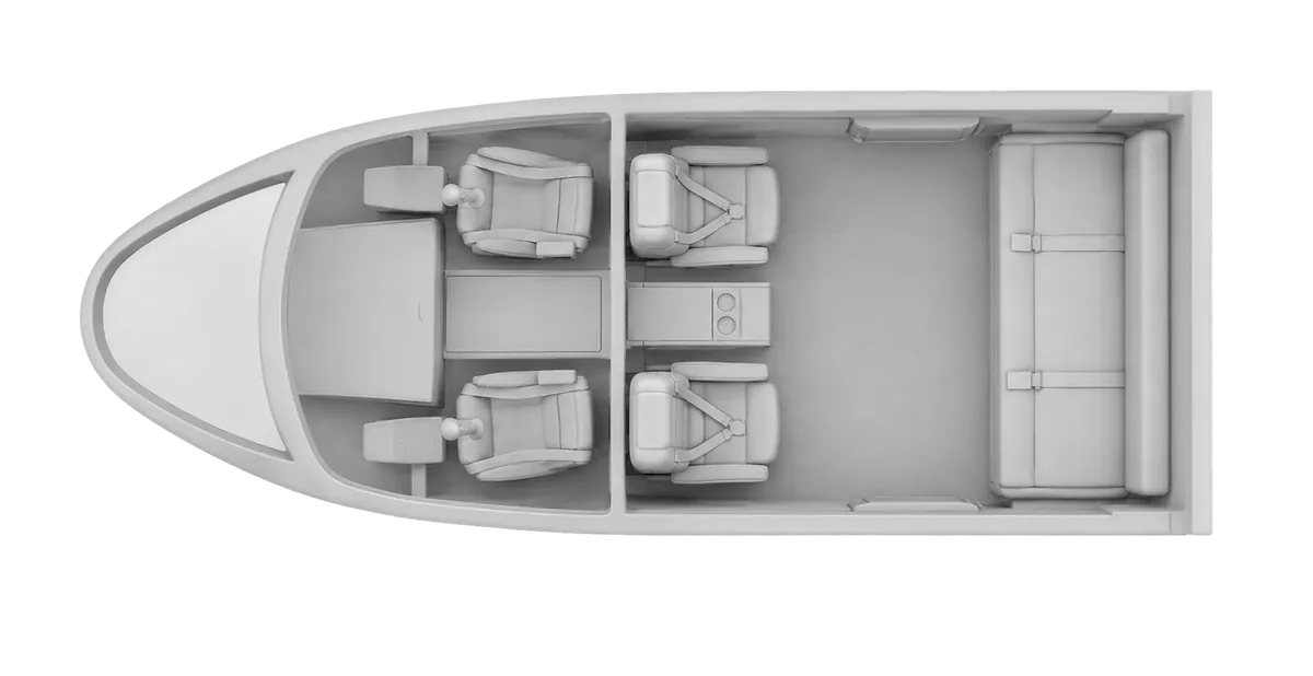 Esquema de cabina del Airbus H155