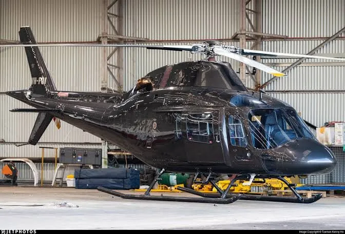 Helicóptero Leonardo AW109 GrandNew, vista exterior