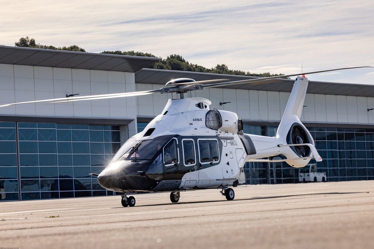 Airbus ACH160 helicopter, exterior view