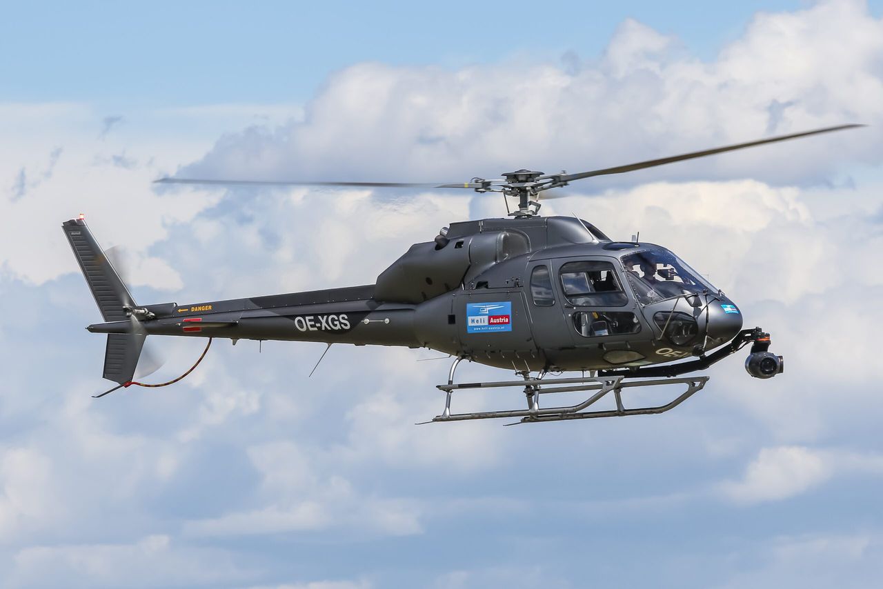 Airbus AS355 NP helicopter, exterior view