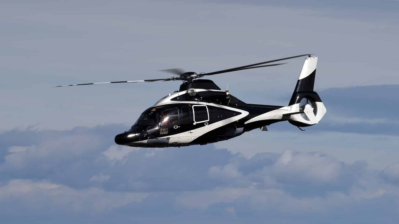 Airbus H155 helicopter, exterior view