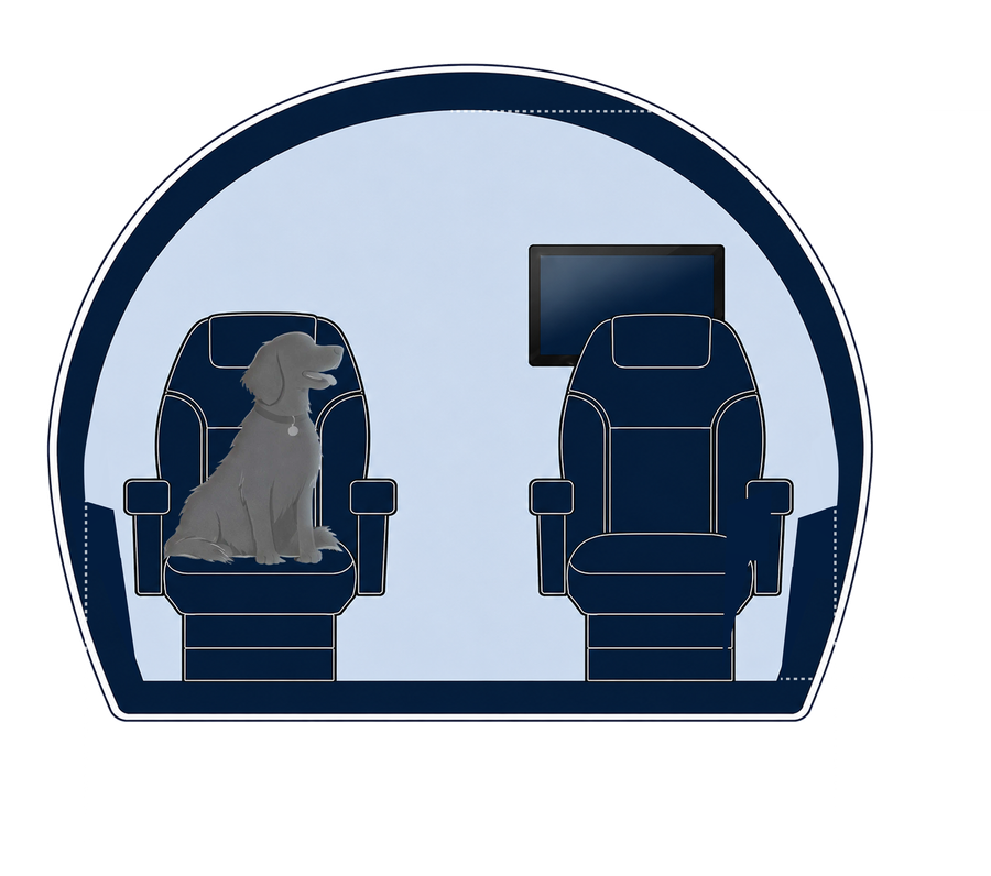 Bombardier Global Express XRS cabin cross-section