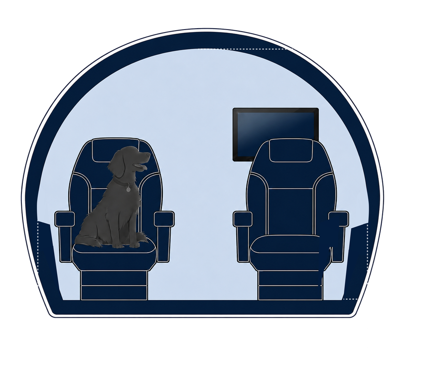 Gulfstream G500 cabin cross-section