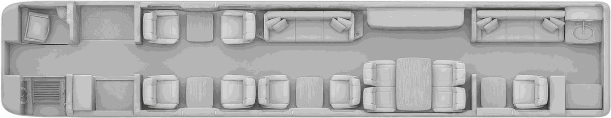 Bombardier Global 8000 cabin layout diagram