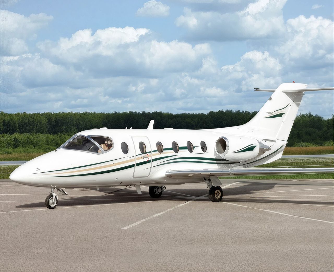 Beechcraft Beechjet 400A private jet, exterior view