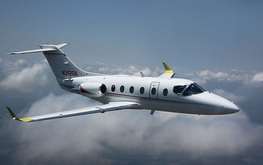 Beechcraft Hawker 400 private jet
