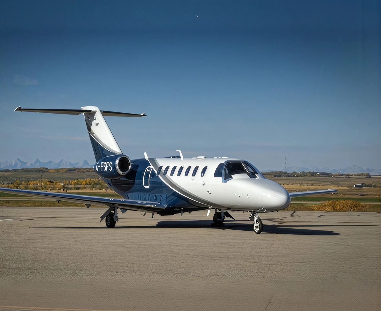 Cessna Citation CJ3/CJ3+ private jet, exterior view