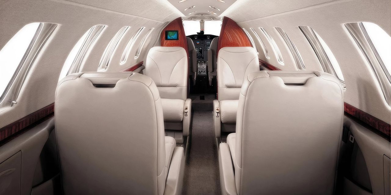 Cessna Citation CJ3/CJ3+ private jet, cabin interior