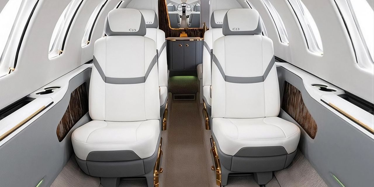 Cessna Citation CJ3 Gen2 private jet, cabin interior