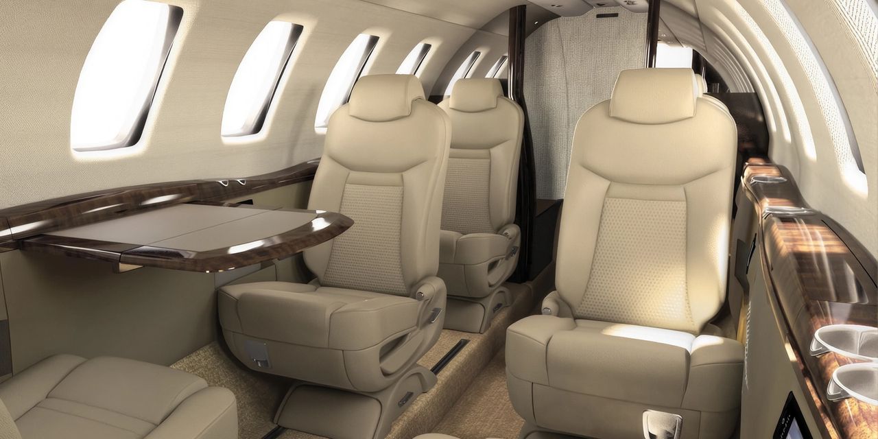 Cessna Citation CJ4 Gen2 private jet, cabin interior