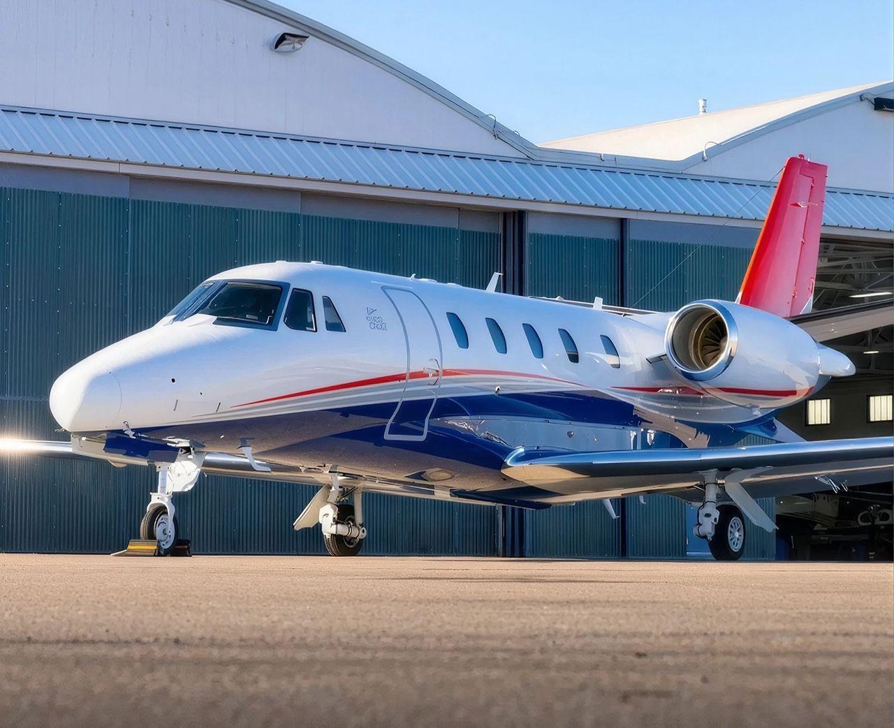 Cessna Citation Excel private jet, exterior view
