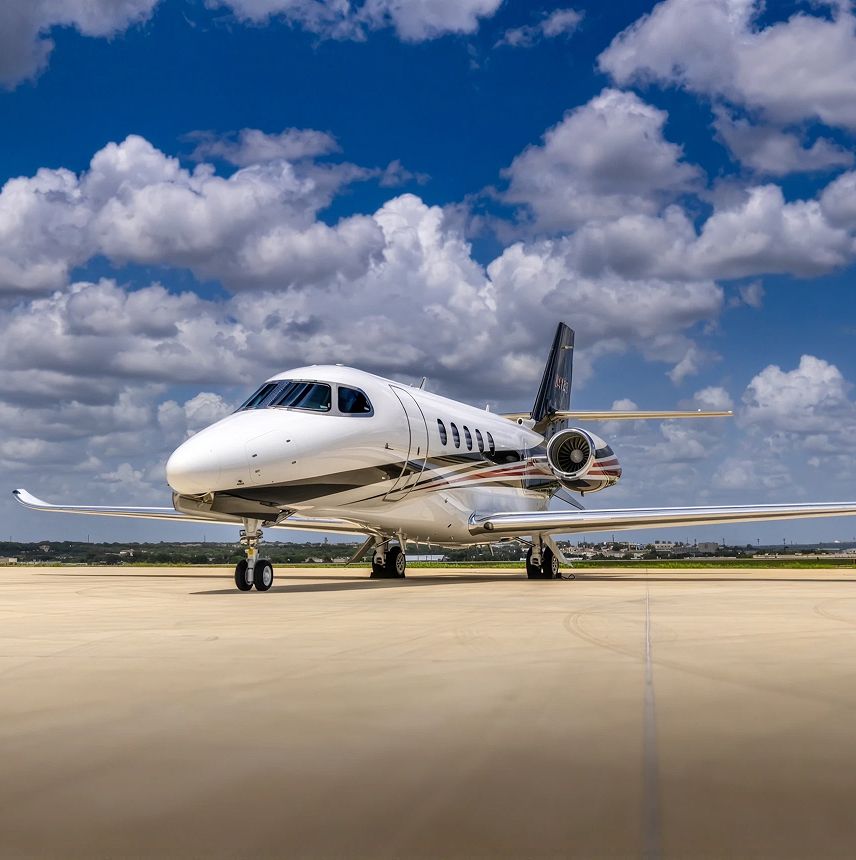 Cessna Citation Latitude private jet, exterior view