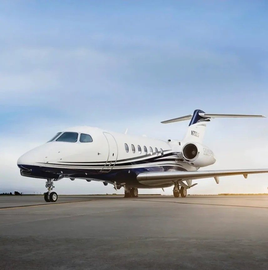 Cessna Citation Longitude Privatjet, Außenansicht