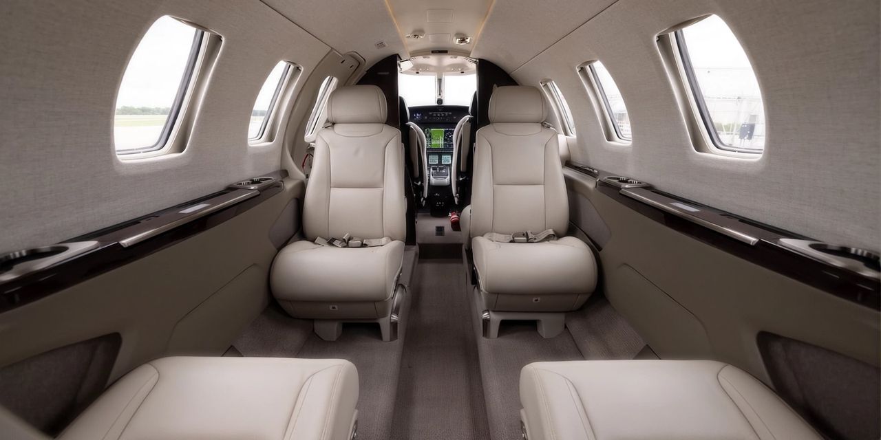 Cessna Citation M2 Gen2 private jet, cabin interior