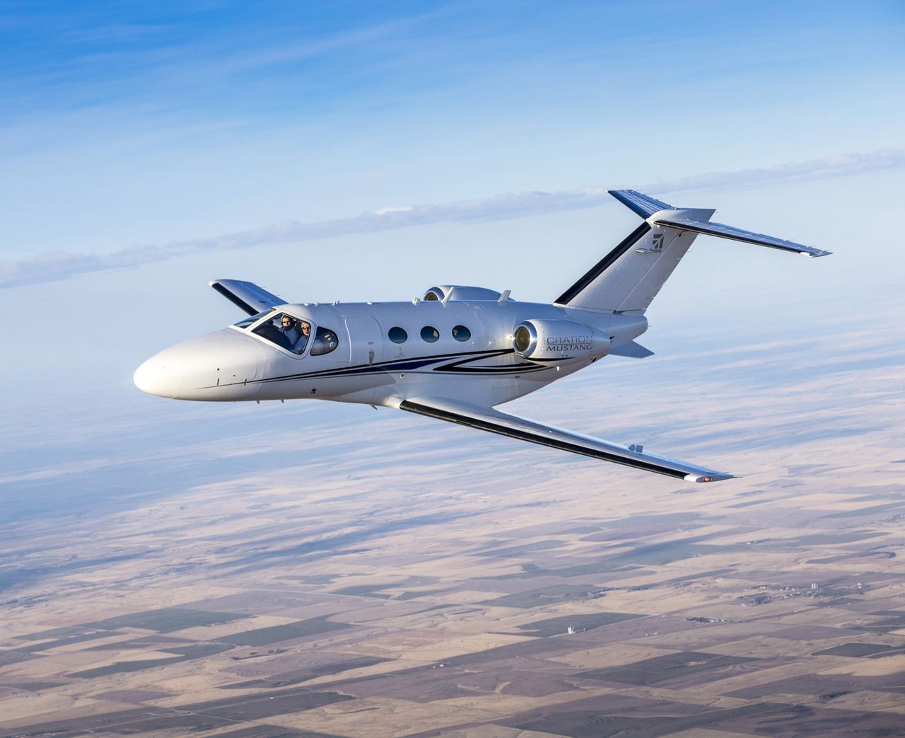 Cessna Citation Mustang private jet, exterior view