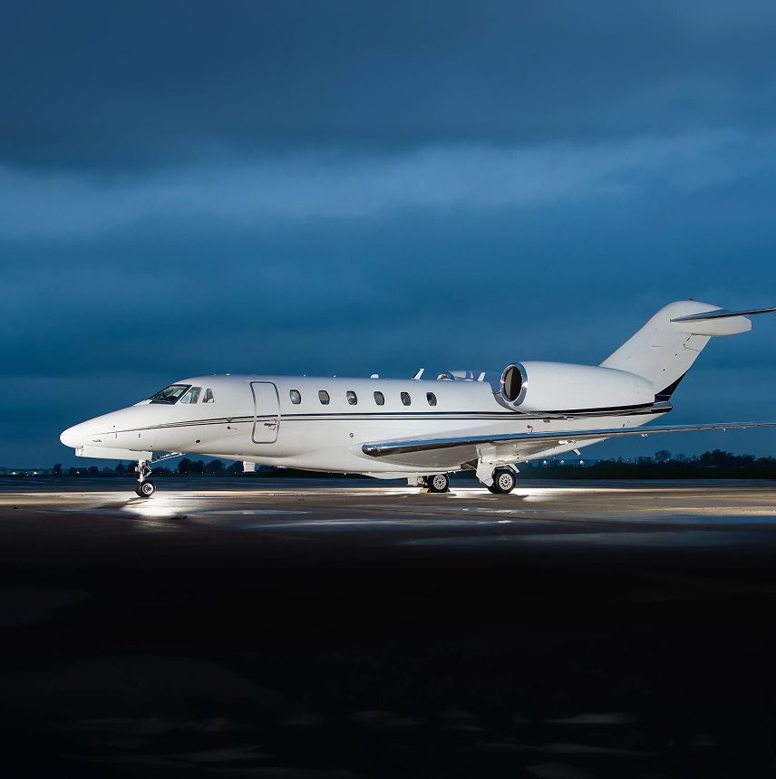 Cessna Citation X private jet, exterior view