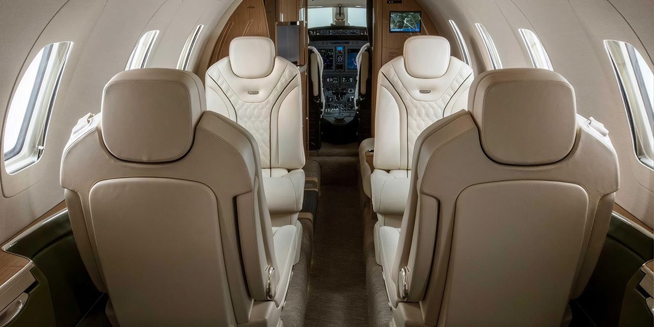 Cessna Citation XLS Gen2 private jet, cabin interior