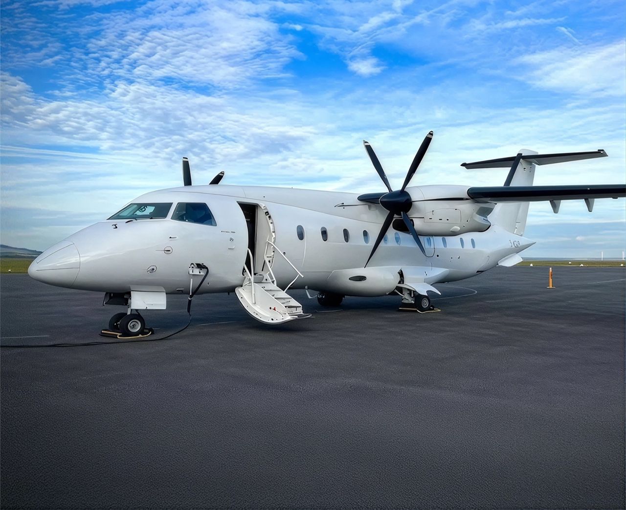 Dornier 328 Turboprop private jet, exterior view
