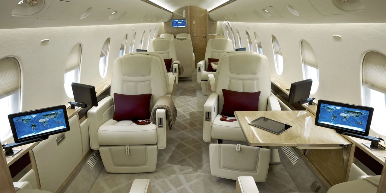 Dornier 328 Turboprop private jet, cabin interior