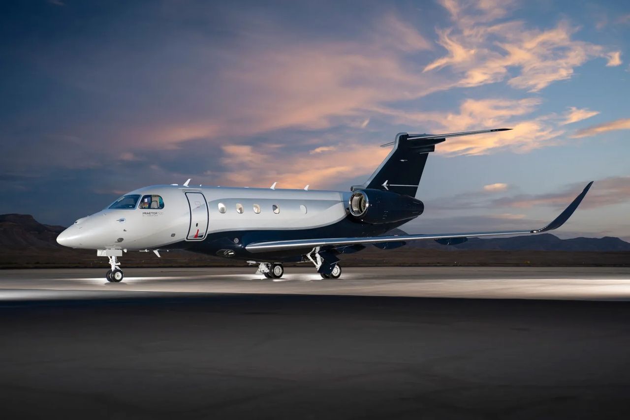 Embraer Praetor 500 private jet