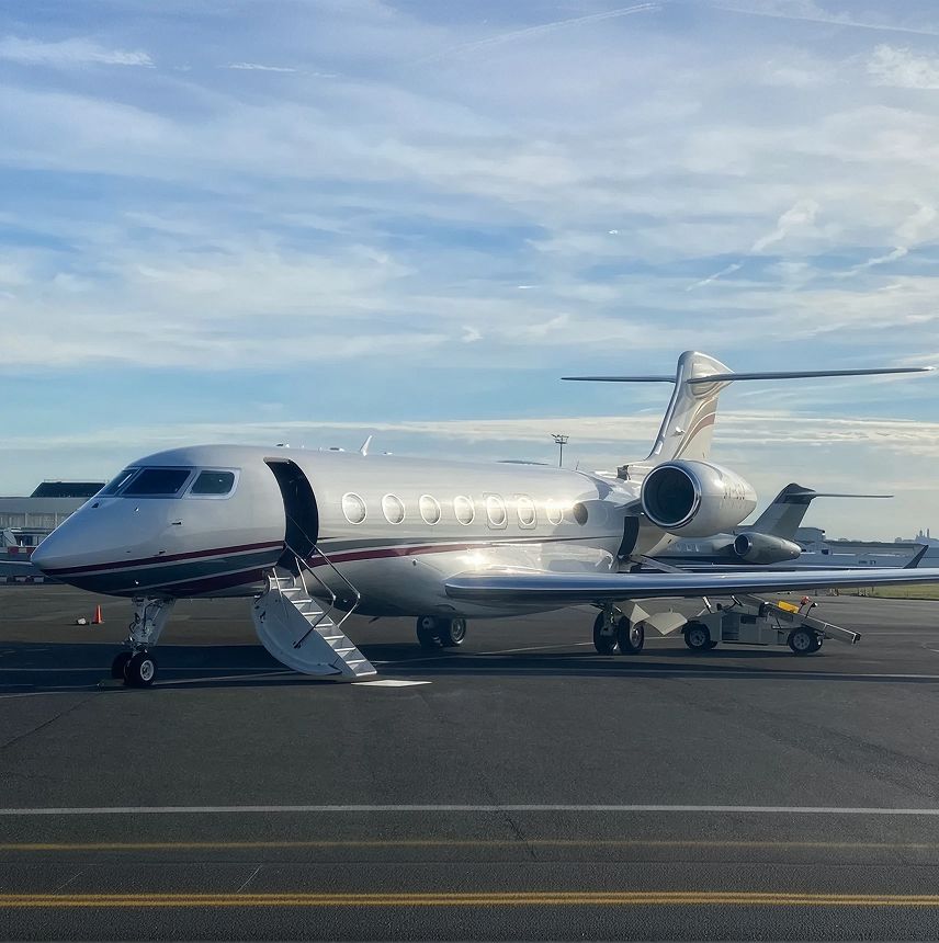 Gulfstream G650 / G650ER private jet, exterior view