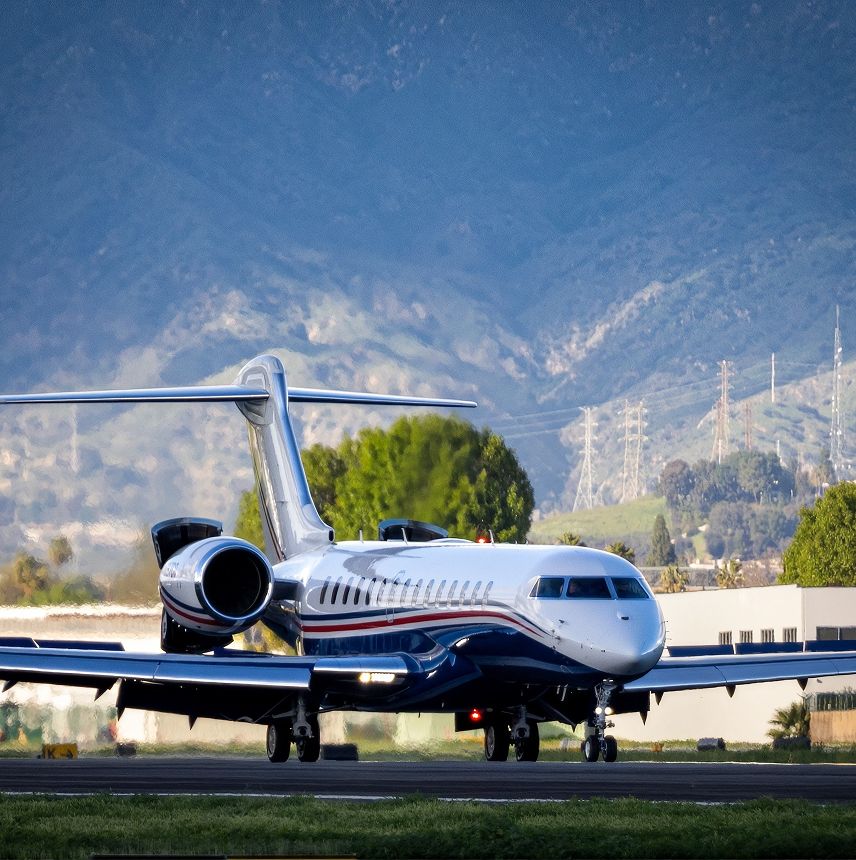 Gulfstream G700 private jet, exterior view